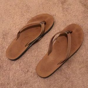 Rainbow The Original Women’s Tan Flip Flops